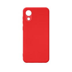 Capa de Silicone para Samsung Galaxy A03 Core Vermelho Capa de Silicone para Samsung Galaxy A03 Core Vermelho